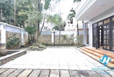 Charming house with large garden around for rent in Ciputra, Tay Ho, Hanoi